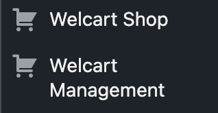 welcart_管理メニュー