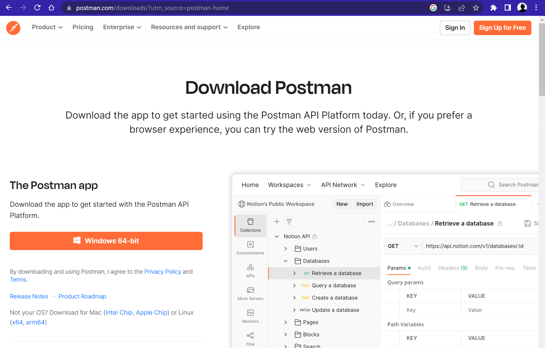 Postman_Windows_app_Download